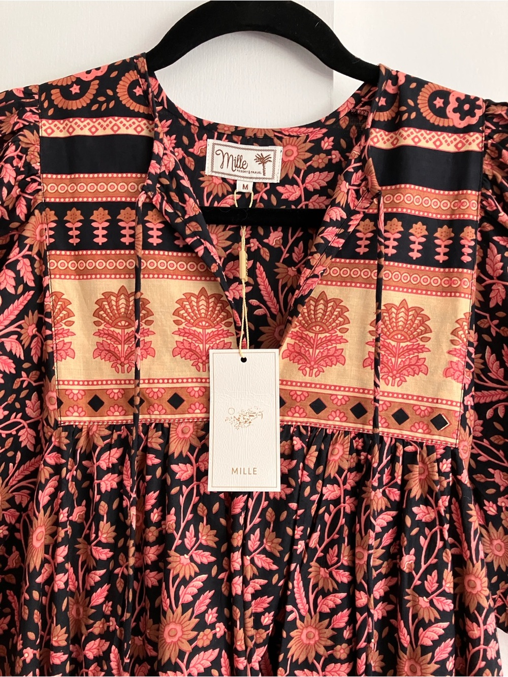 Mille Boho midi dress size M - Picture 2 of 8